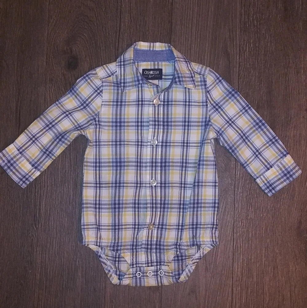 OshKosh B'Gosh Baby Boys' Long-Sleeve Bodysuit